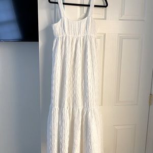 Zara white maxi dress